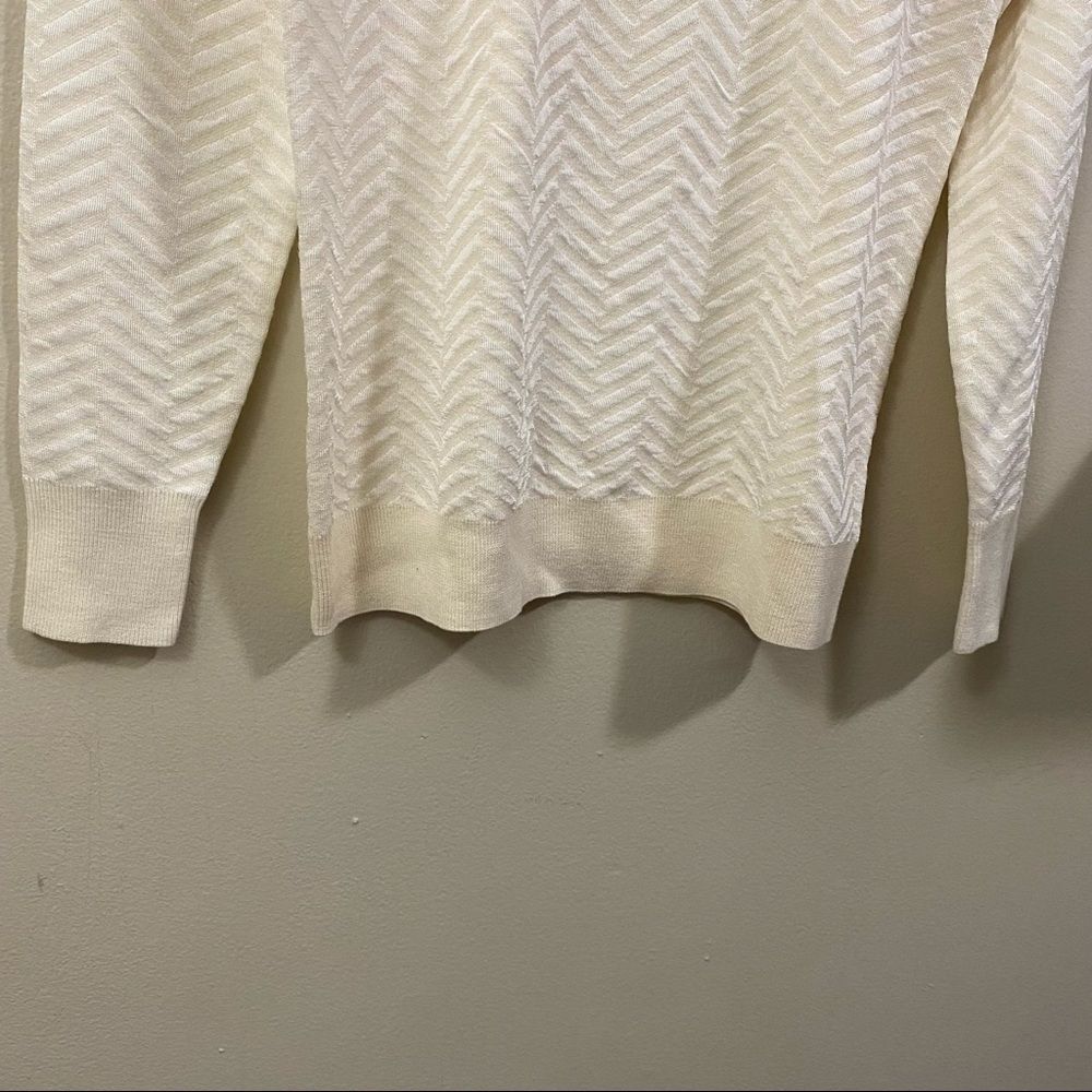 THEORY hannalor Evian wool blend jacquard sweater - Picture 9 of 9